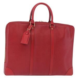 LOUIS VUITTON Epi Porte Documents Voyage Business Bag Red M54477 LV Auth 158635